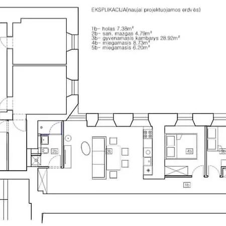 Domillion New Modern 2bdr Hall D1117b Vilnius